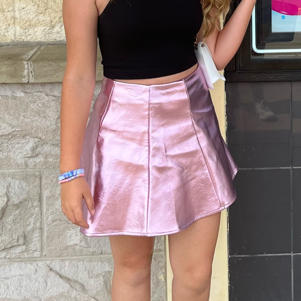 Pink skirt